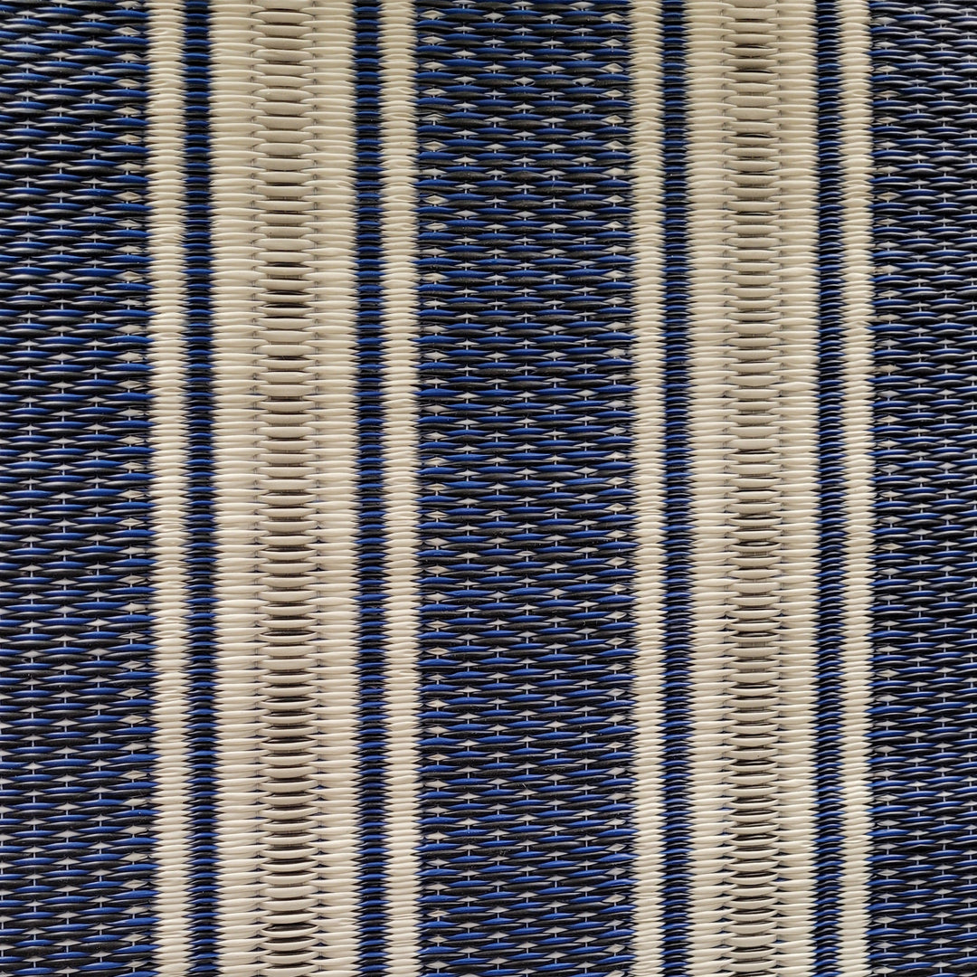 Vertical Stripe Blue & White