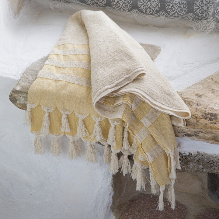 Hand loomed Linen Terry Bath Towel