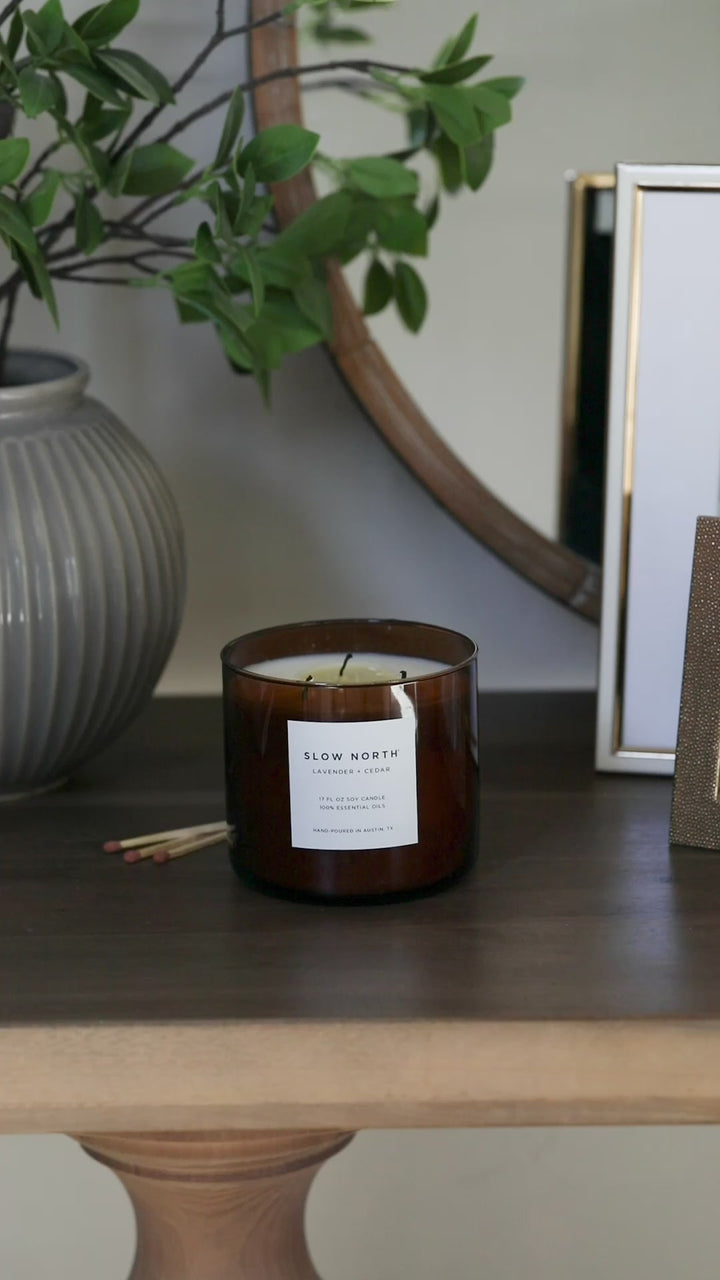 Lavender + Cedar - Signature 3-Wick Candle