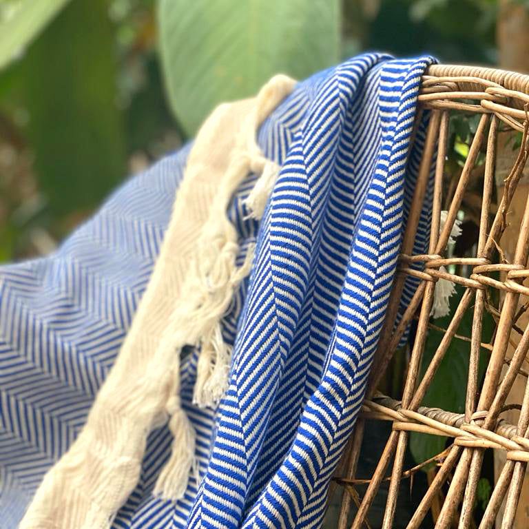 Pipa Sustainable Hand-loomed Throw Blanket