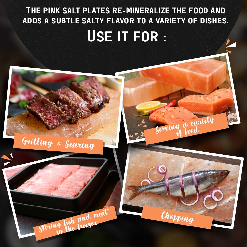 Himalayan Pink Salt Cooking Plate