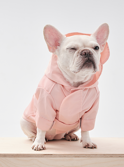 Tribeca Adjustable Velcro Raincoat - Light Pink