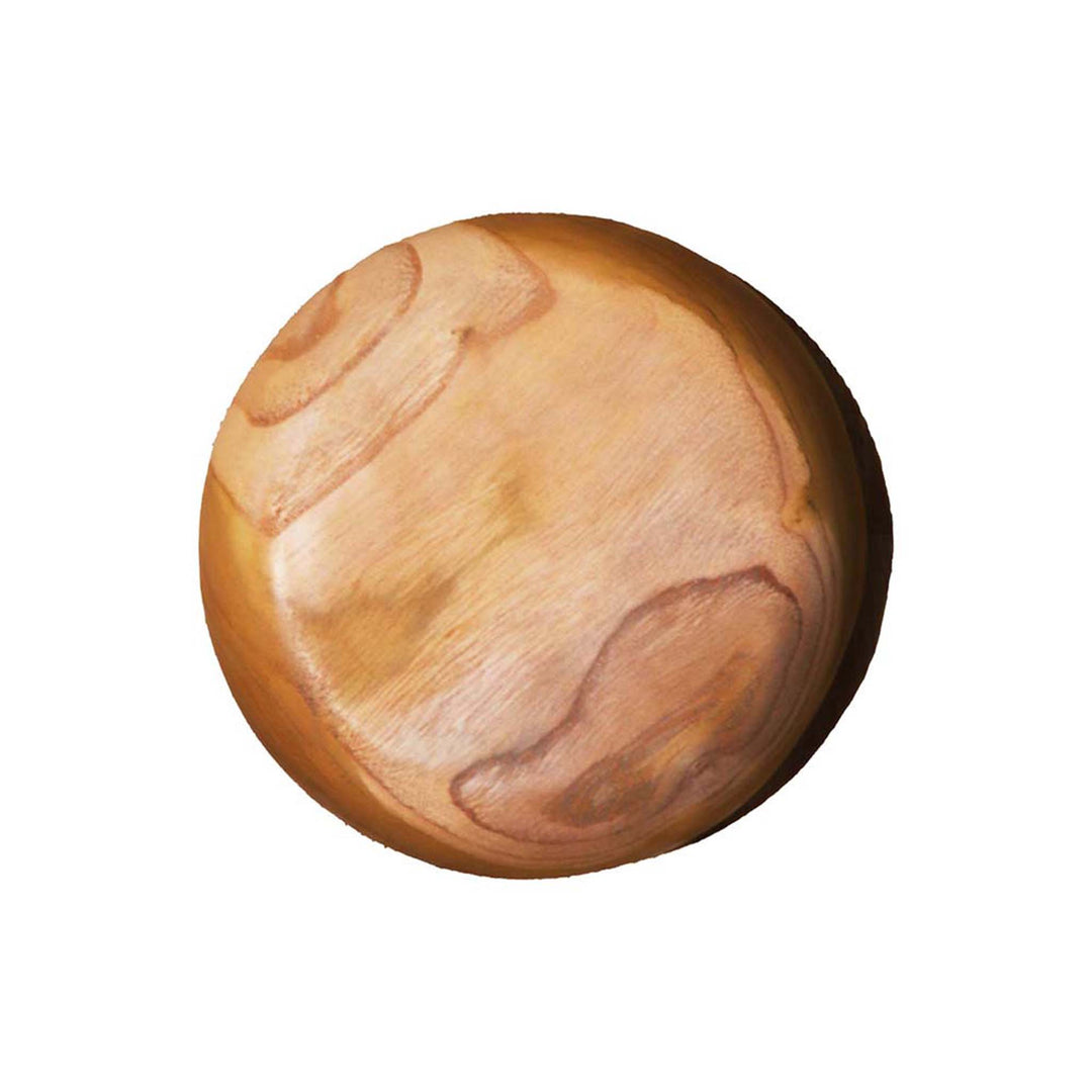 Flowers Teak Wood Bowl with Inner Shell Lining