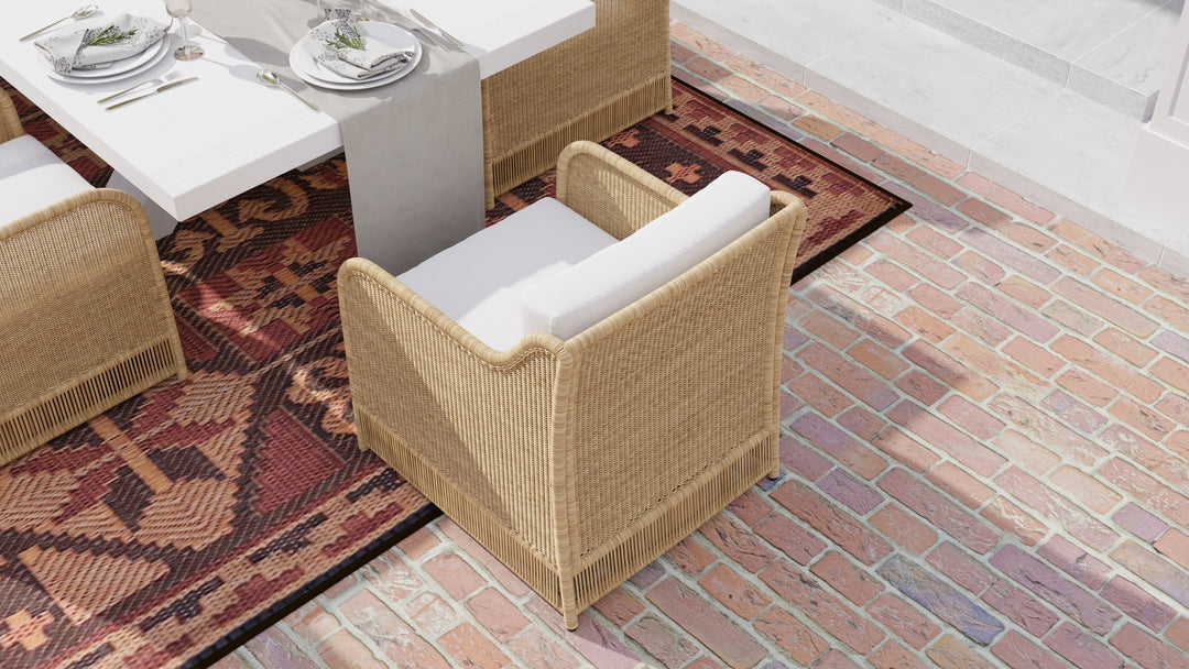 Ankara Cream & Brown