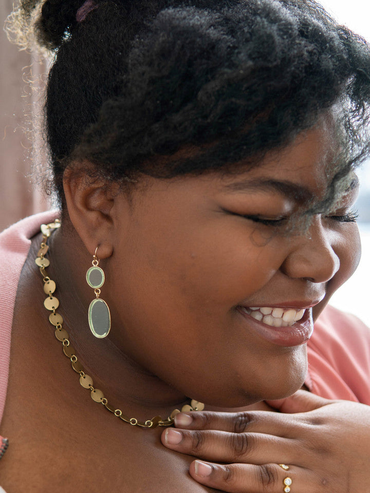 Vintage Window Pane Earrings