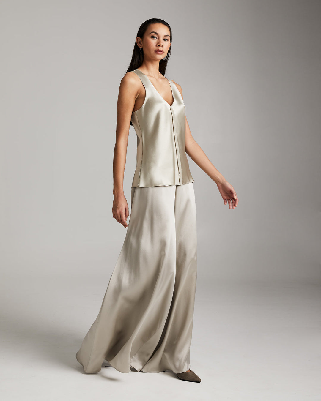 Silk Raw Edge Tank - Core