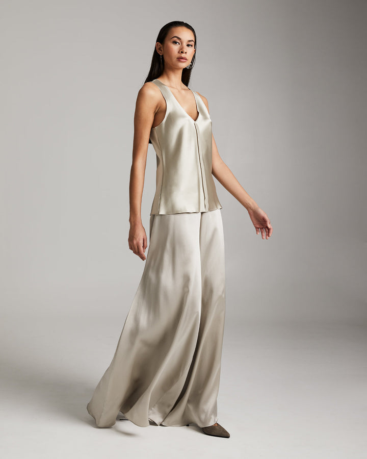 Silk Raw Edge Tank - Core