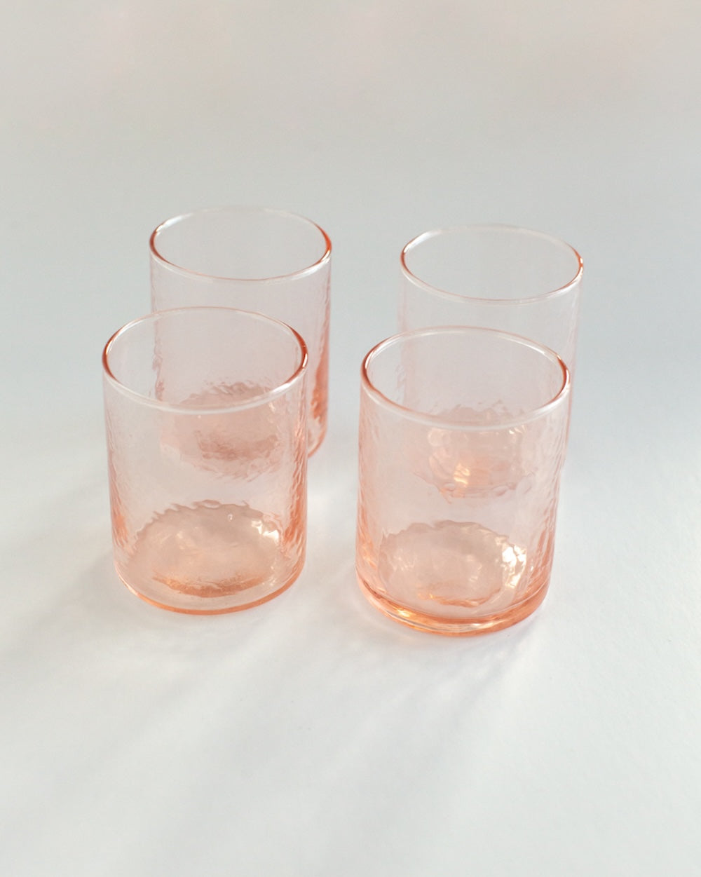 S/4 Recycled Hammered Glasses