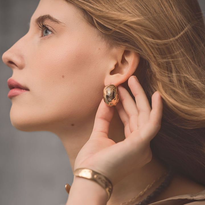 Genesis Bronze Earrings