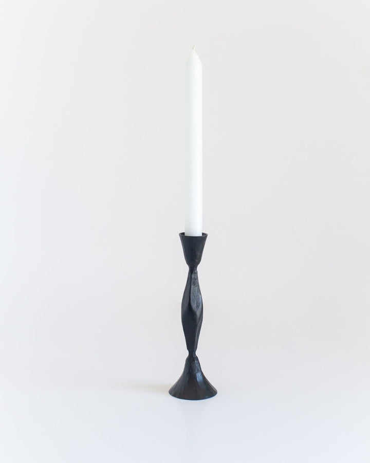 S/2 High Diamond Candlestands - Black Finish