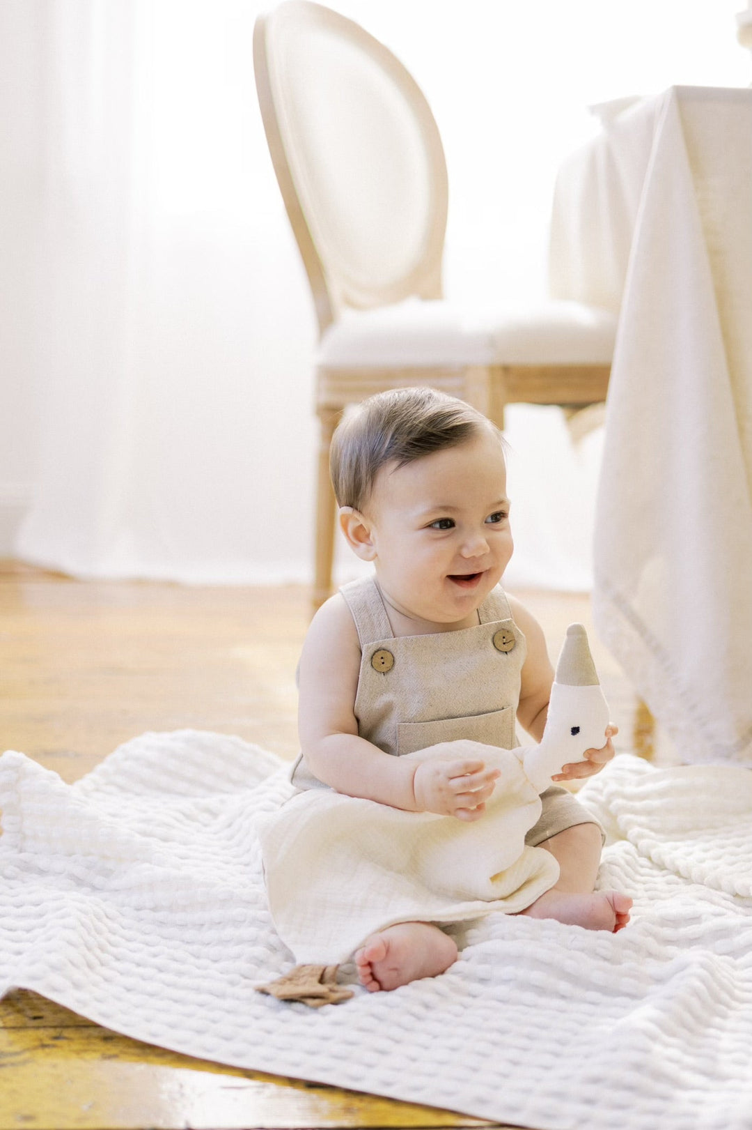 Goose Lovey Security Blanket | 17x17 | Organic Cotton