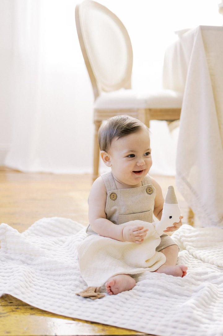 Goose Lovey Security Blanket | 17x17 | Organic Cotton