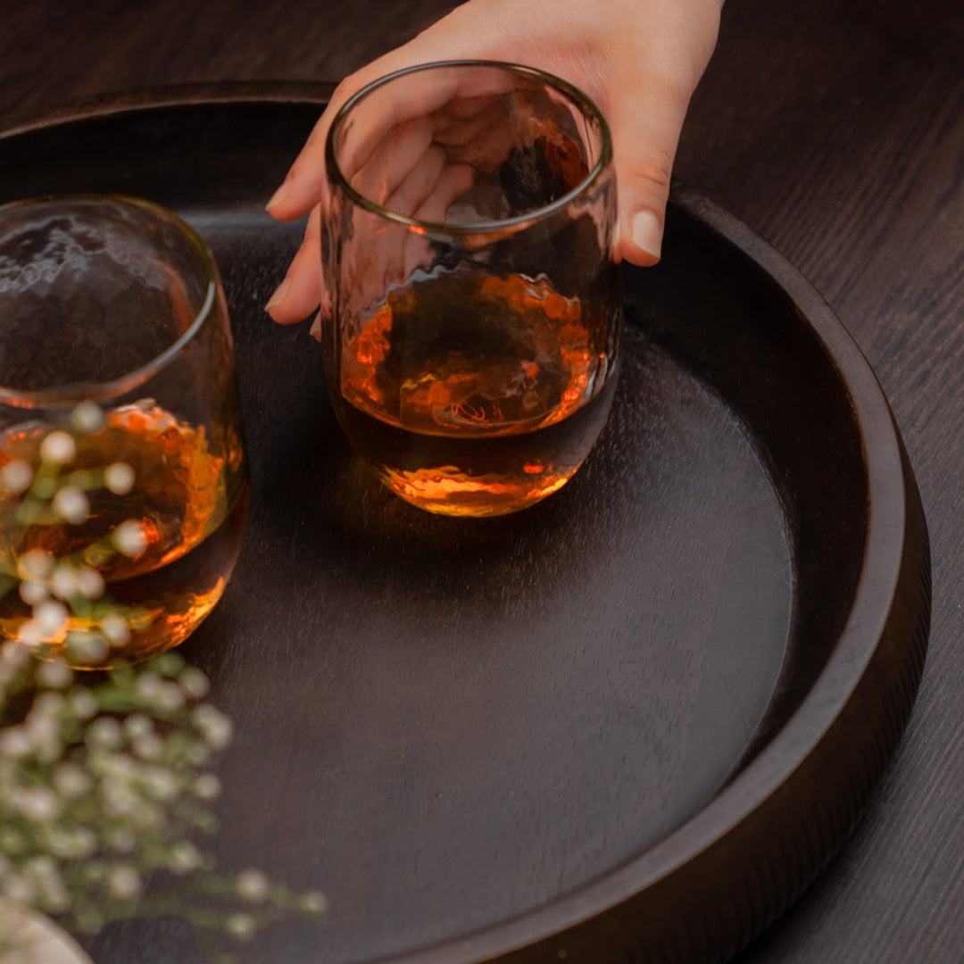 Chiseled Leila Large Tray