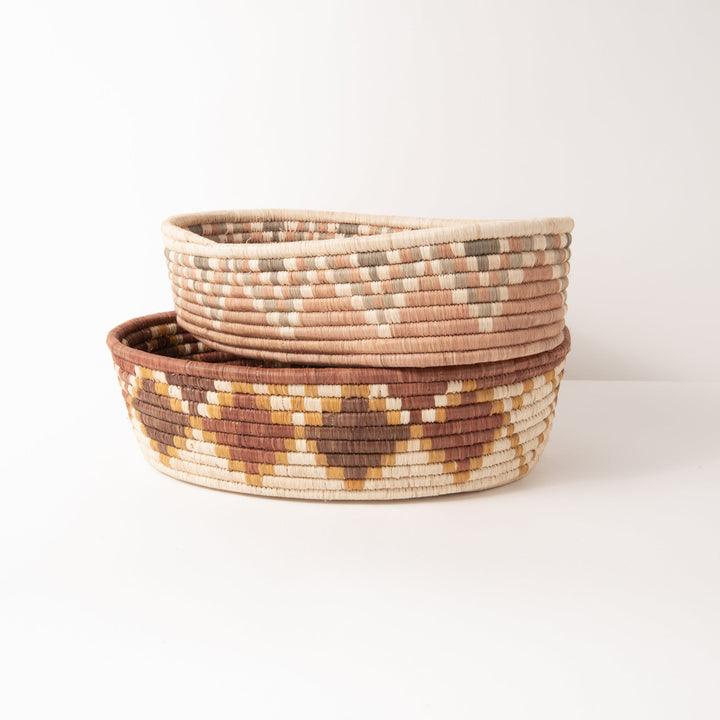 Zig Zag Bread Basket ~ Elevate Collection