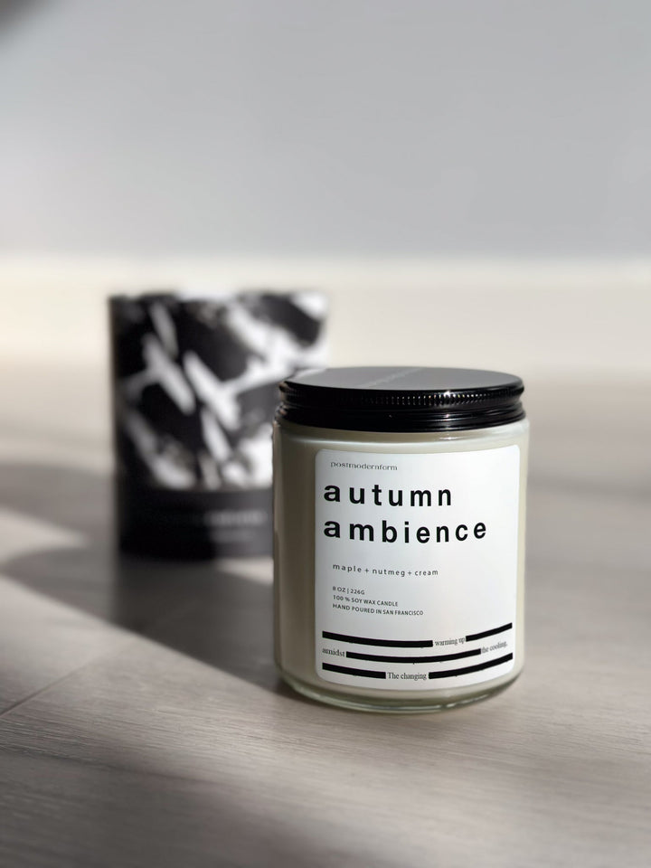 Autumn Ambience / Maple + Nutmeg + Cream Candle