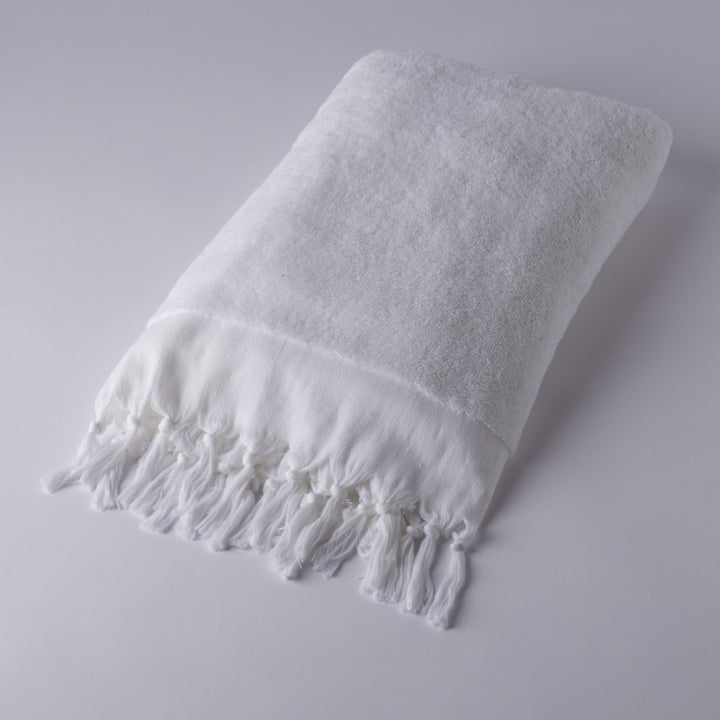 S/2 Plain Terry Hand Towel - White