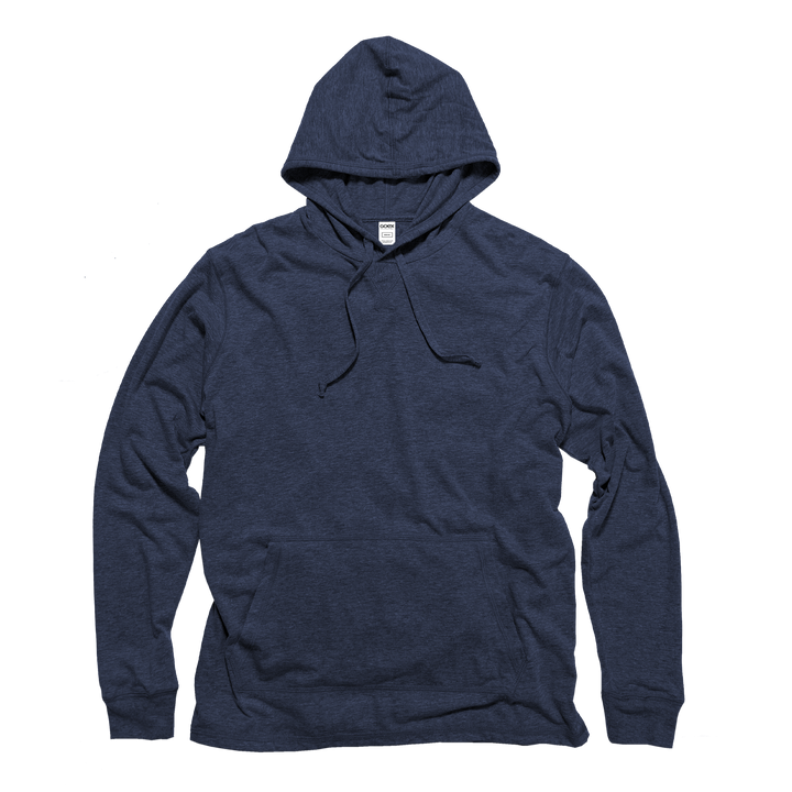 Unisex Eco-Triblend Long Sleeve Hooded Tee