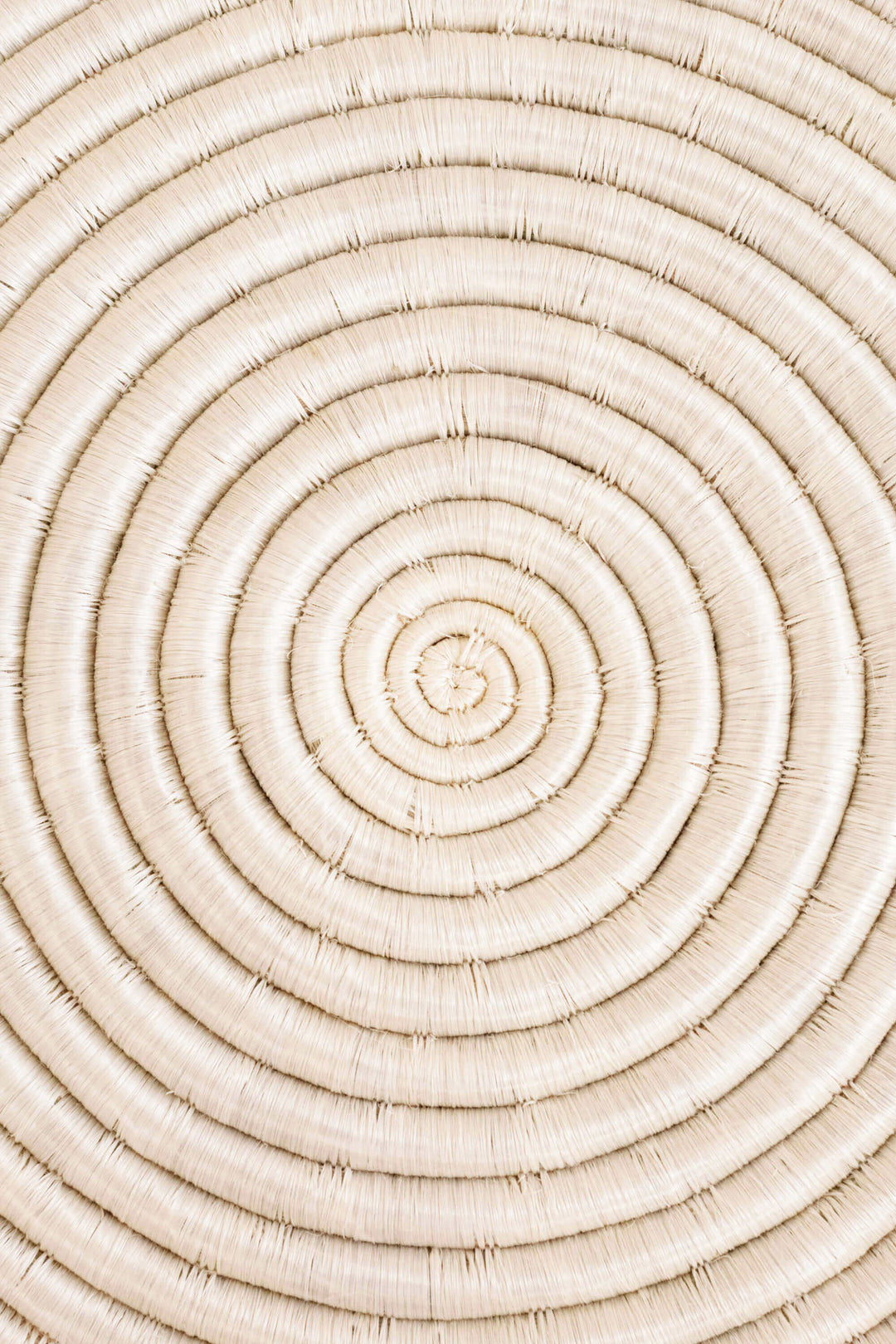 12" Sisal Placemat - White