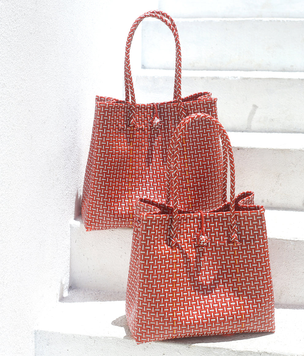 Toko Recycled Woven Tote Bag