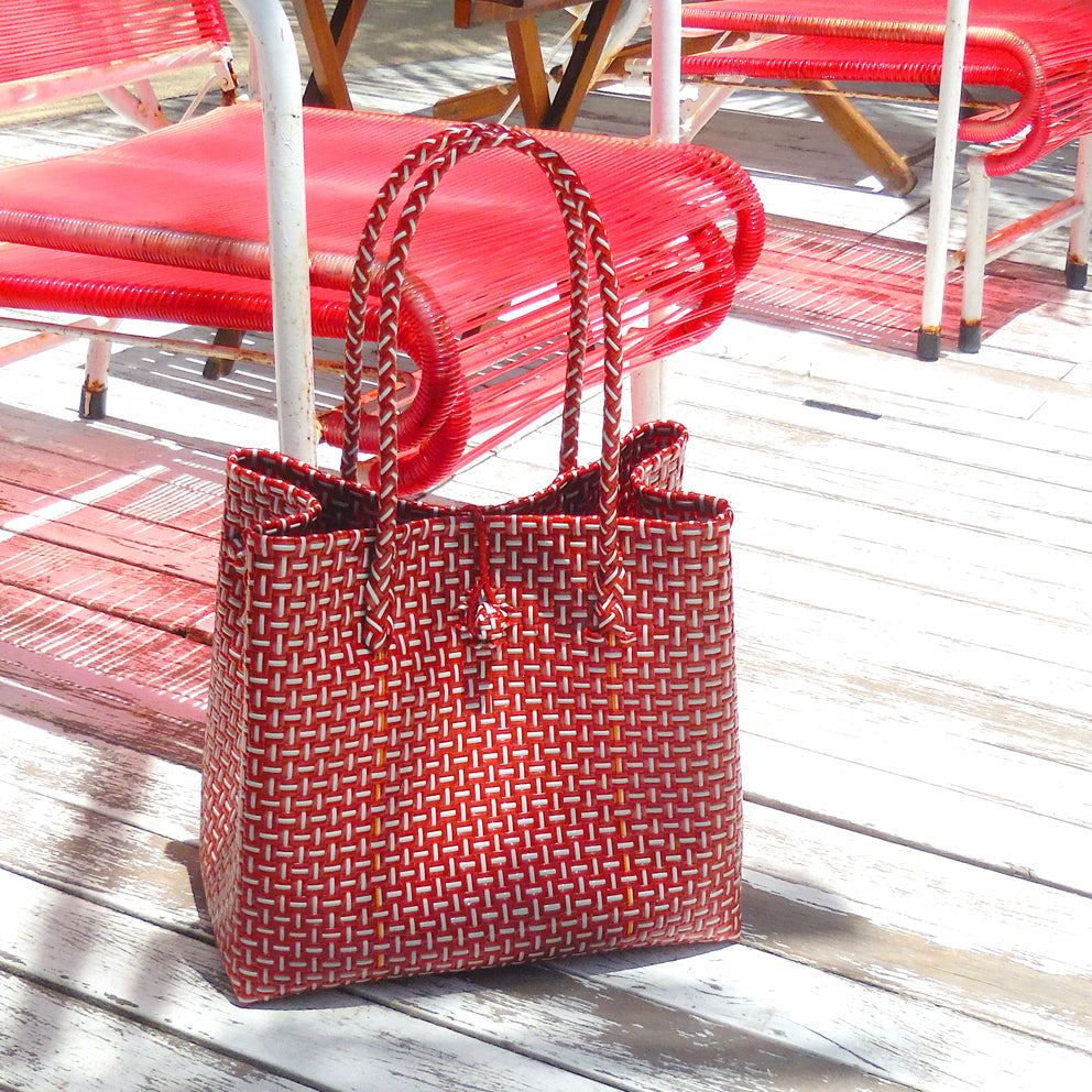 Toko Recycled Woven Tote Bag