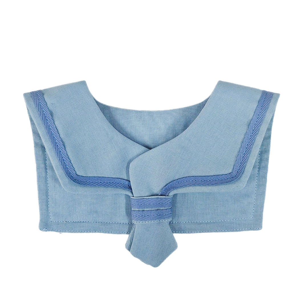 Sailor Style Bib- Navy Blue