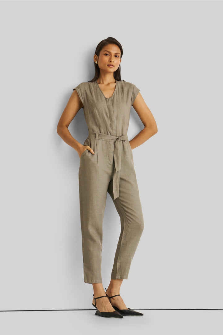 Evening Chai Jumpsuit - Dark Green