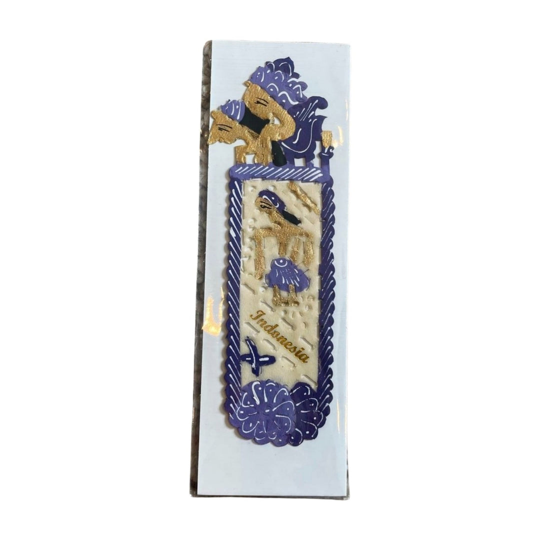 Leather Shadow Puppet Indonesian Wayang Bookmark