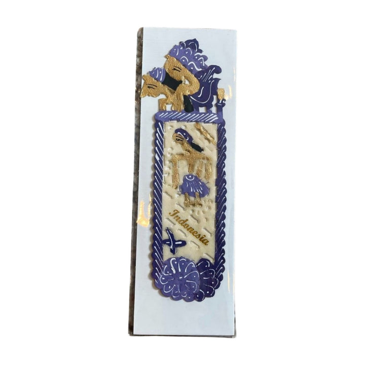 Leather Shadow Puppet Indonesian Wayang Bookmark