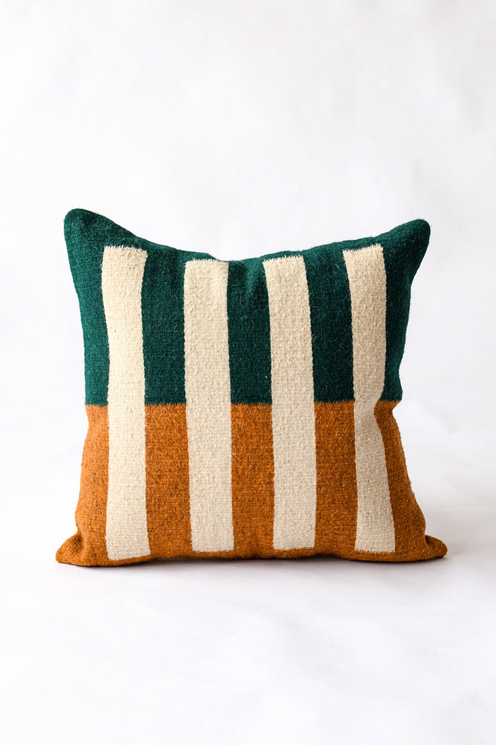LOOM Imports Wool Tri Colored Pillow Nº2