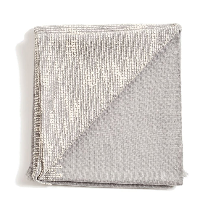 Flo Brown Merino Textured Handloom Throw