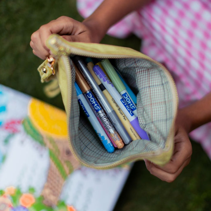 Tahriri Pouch | Yellow/Green