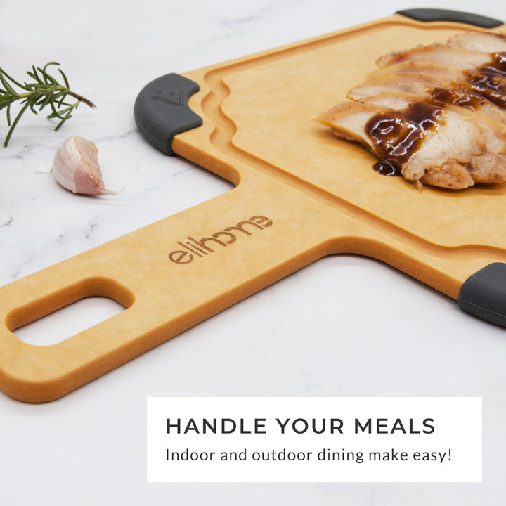 Paddle Series Cutting & Serving Board With Handle | Small 13" x 7.5"