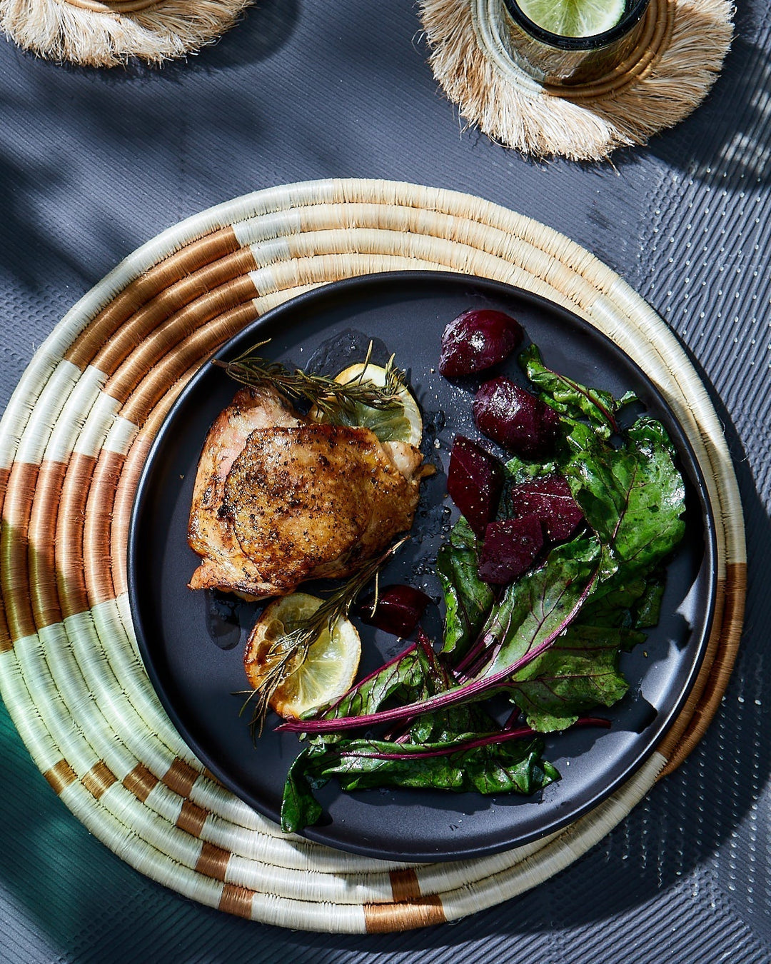 Abstract Form Platter in White
