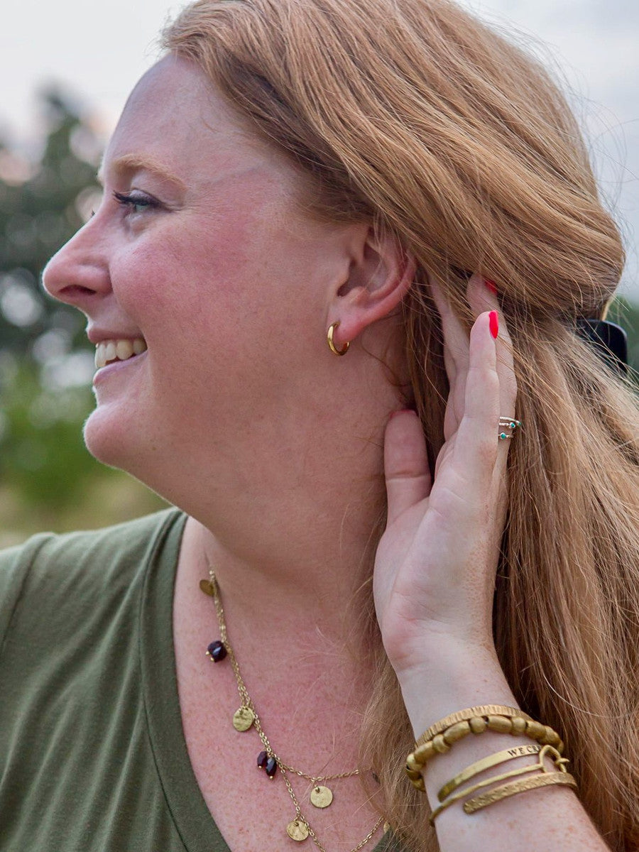 Adriana Hoops - 14k gold plate