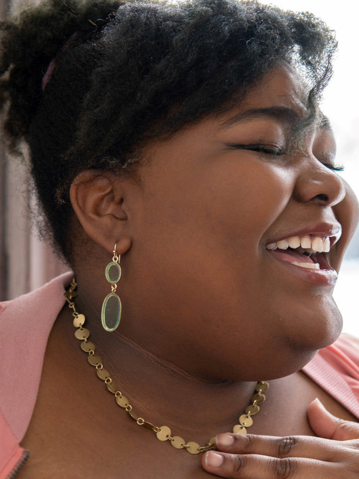 Vintage Window Pane Earrings