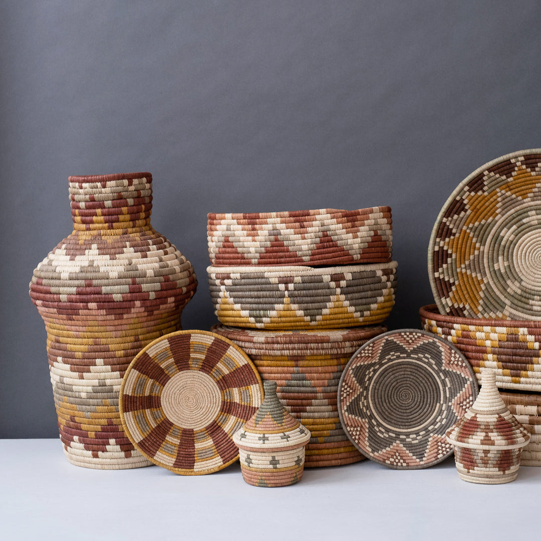 Small Zig Zag Basket ~ Elevate Collection