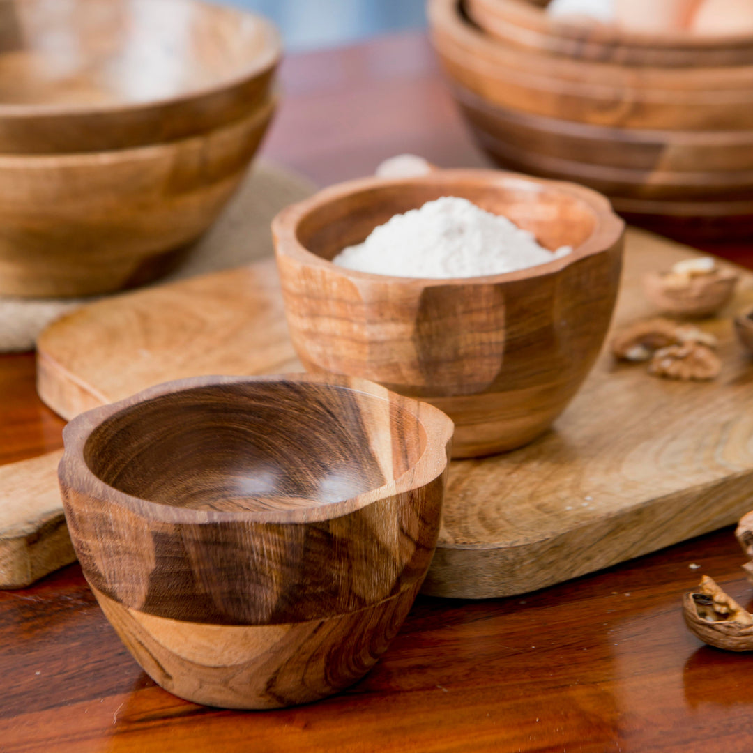 Gravon Acacia Nut Bowls