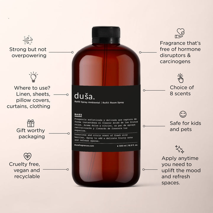 CEDAR I BERGAMOT  -  16 FL OZ ROOM & LINEN SPRAY LIQUID REFILL