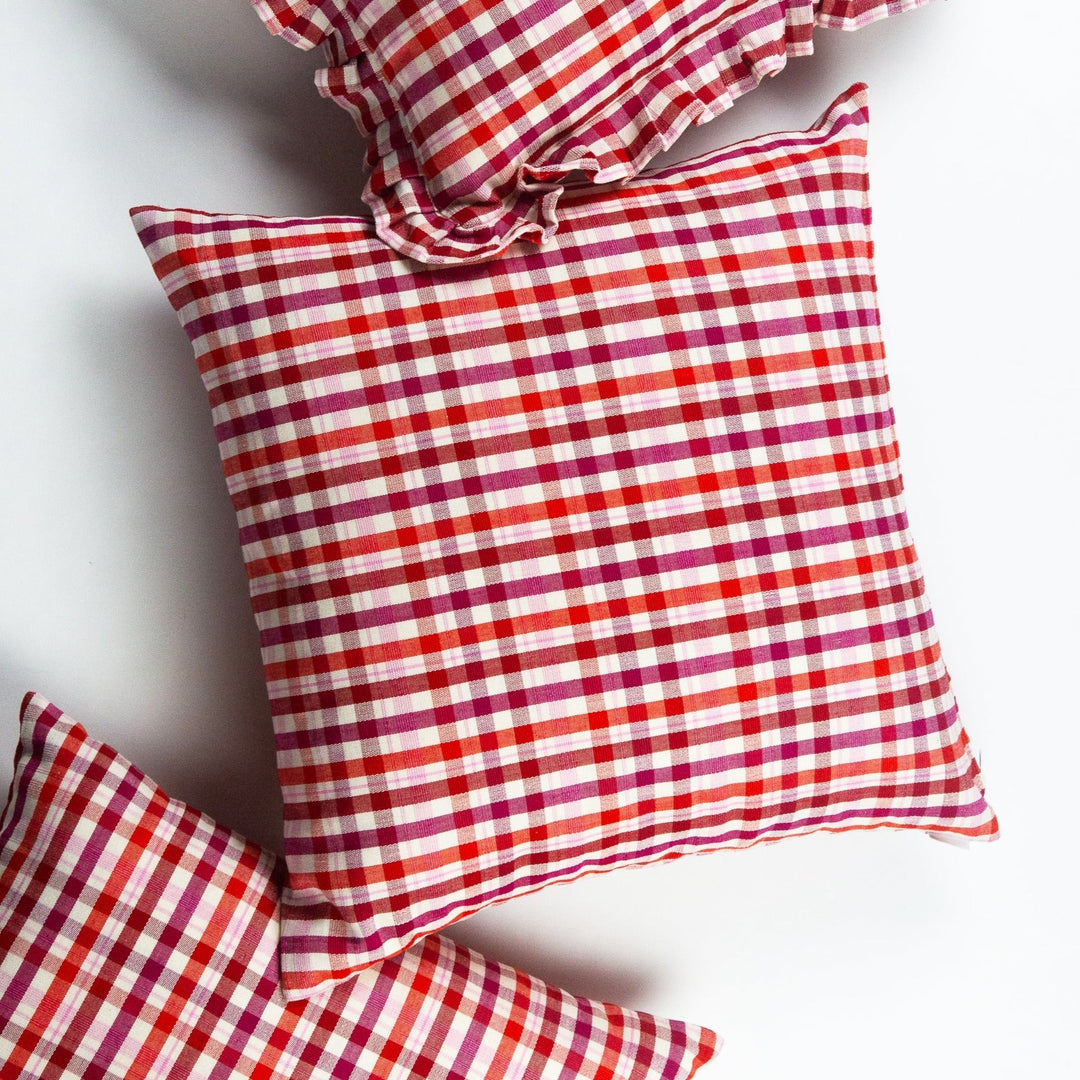 Archive NY Noel Plaid Square Pillow