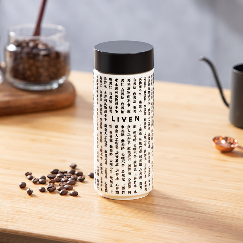 Liven Be Water Ceramic Travel Mug