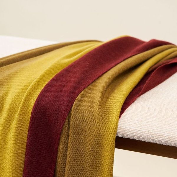 Marigold Merino Ombre Handloom Throw