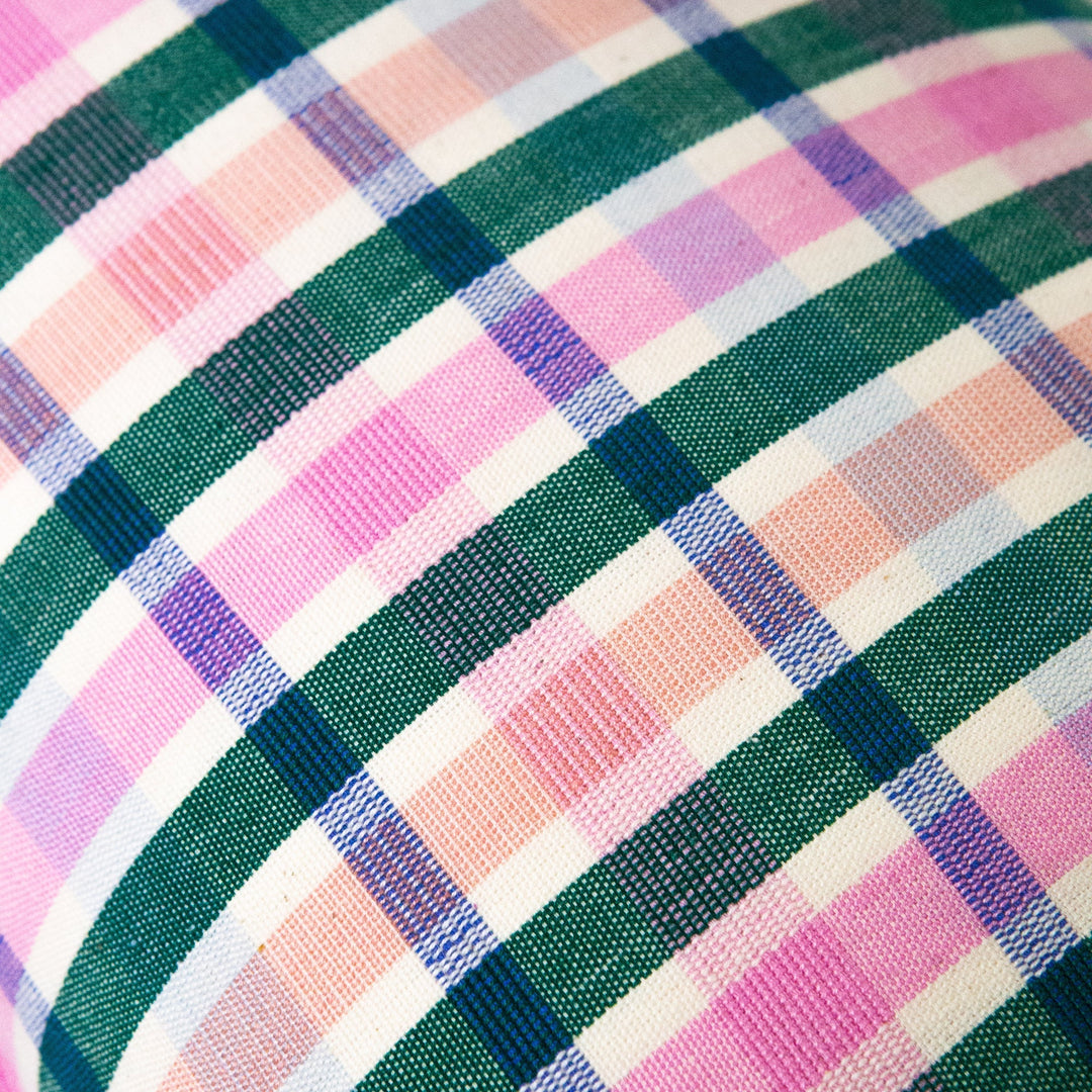 Archive NY Lola Ruffle Plaid Pillow