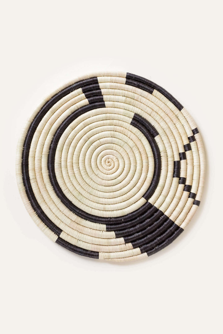 Geo Natural and Black Placemat