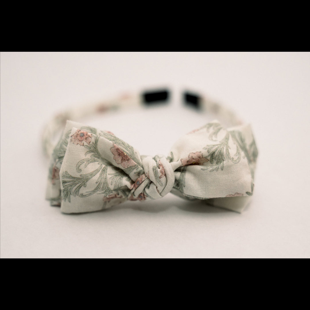 Three Little Bows Headband-Lavender Fields