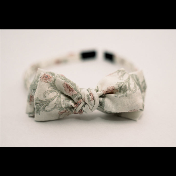 Three Little Bows Headband-Lavender Fields