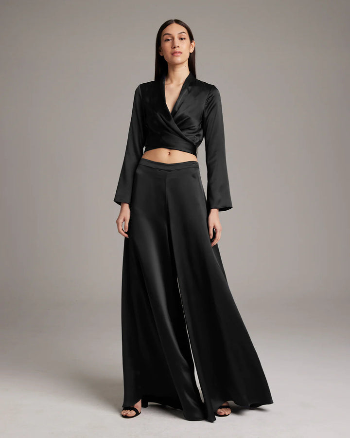 Silk Palazzo Pants