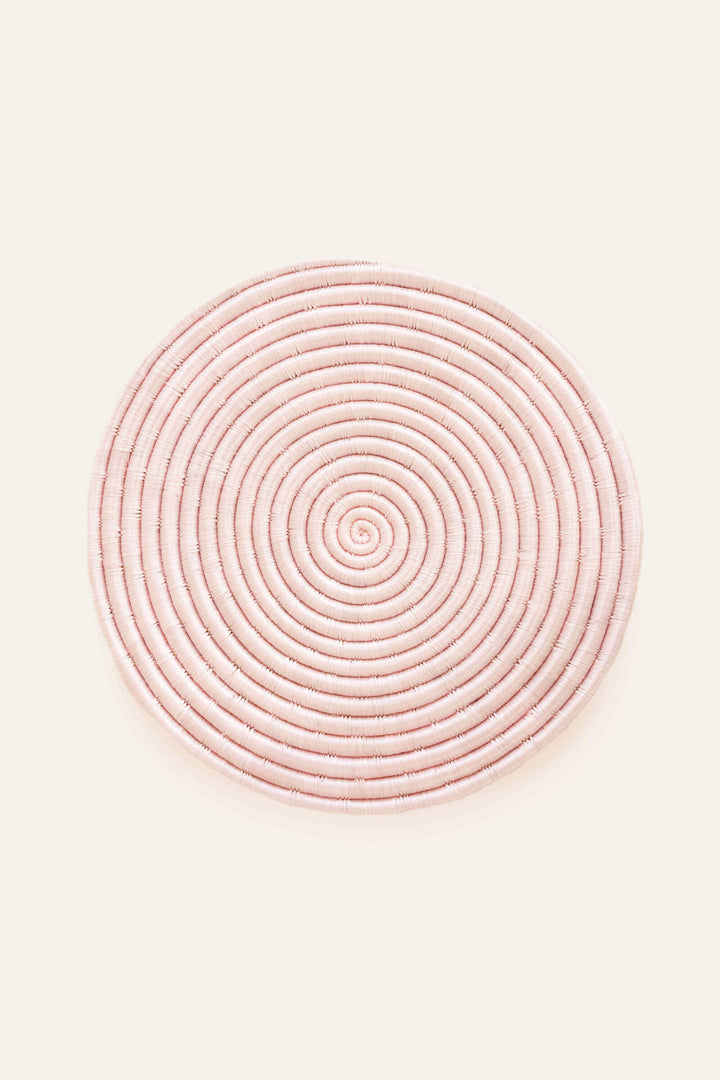 12" Sisal Placemat | Ballet Pink