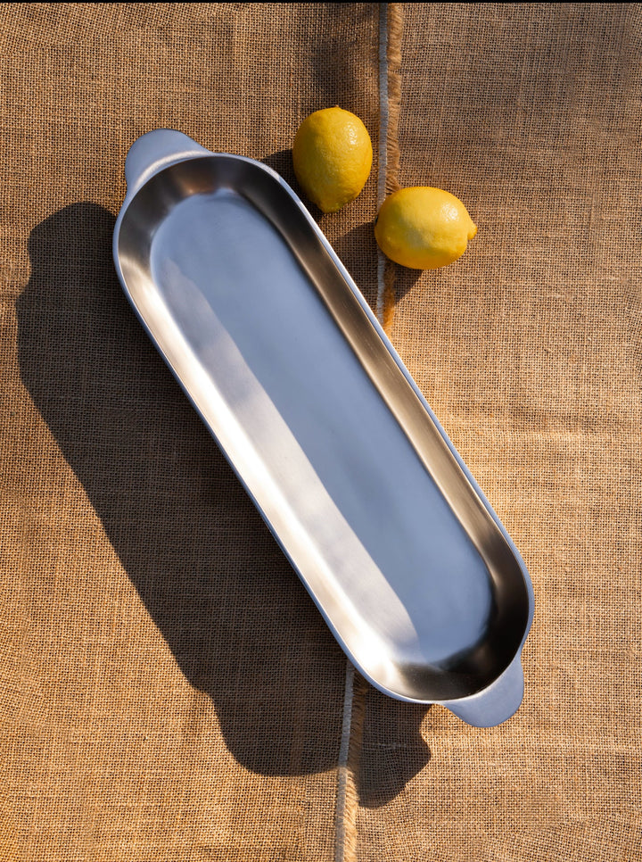 Stinson Nickel Long Trays - Set of 2