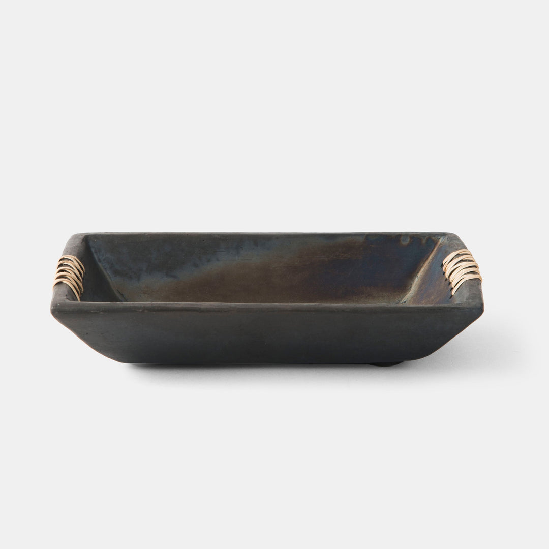 Longpi Black Clay Serving Plater