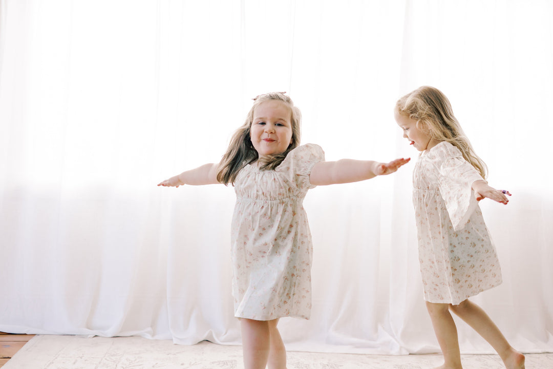 The Kennedi Dress- Spring Petal | Short Sleeve